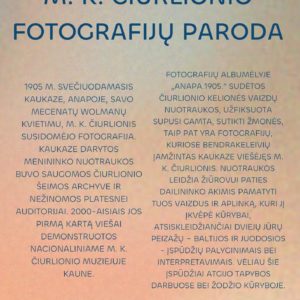M. K. Čiurlionio fotografijų paroda
