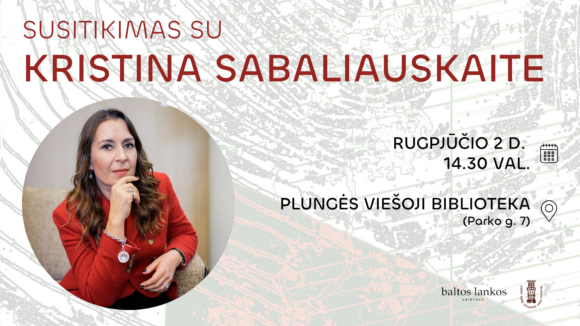Susitikimas su Kristina Sabaliauskaite Susitikimas su Kristina Sabaliauskaite