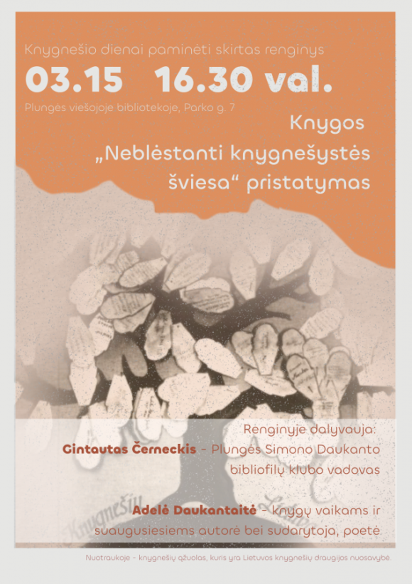 „Neblėstanti knygnešystės šviesa”