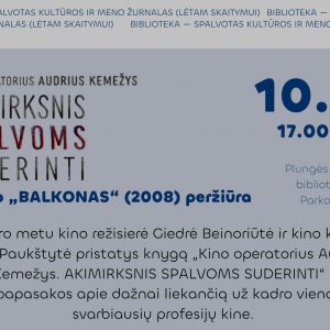 Giedrė Beinoriūtė (1) „AKIMIRKSNIS SPALVOMS SUDERINTI”