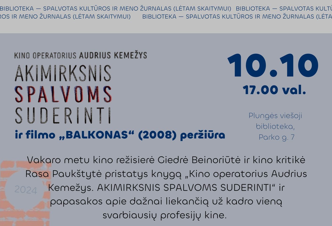 Giedrė Beinoriūtė (1) „AKIMIRKSNIS SPALVOMS SUDERINTI”