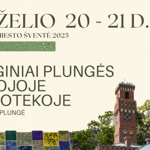 MIESTO ŠVENTĖ (1920 x 1080 px) PLUNGĖS MIESTO ŠVENTĖ 2025 PLUNGĖS VIEŠOJOJE BIBLIOTEKOJE