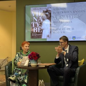 A. Ruseckaitės knygos „Vienatybė. Rašytojos Onos Pleirytės-Puidienės-Vaidilutės likimo vingiai“ pristatymas