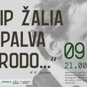 Cover pilkas Spektaklis „Kaip žalia spalva atrodo”