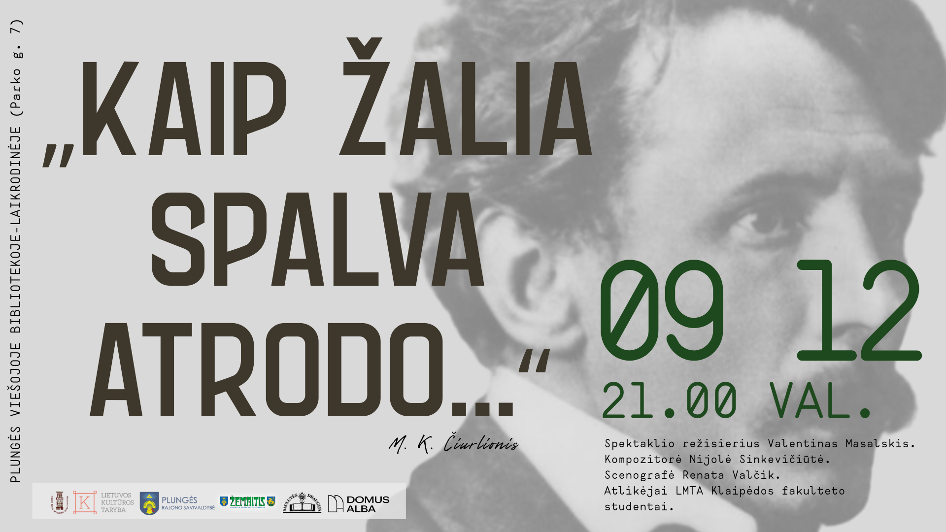 Cover pilkas Spektaklis „Kaip žalia spalva atrodo”