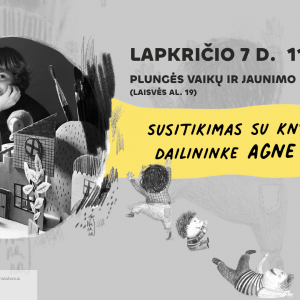 Agnė Nananai event cover J. Vilės knygos „Kašalotų radijas“ pristatymas su iliustratore Agne Nananai