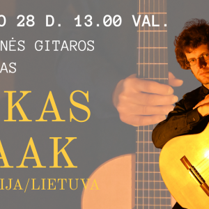 Coveris KLASIKINĖS GITAROS KONCERTAS: LUKAS ISAAK