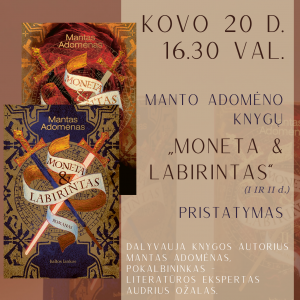 PLAKATAS Literatūriniai susitikimai Plungės viešojoje bibliotekoje – paaiškinkit man knygą!