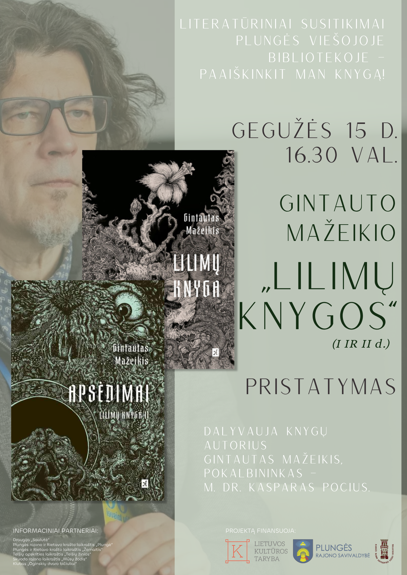 Gintauto Mažeikio „Lilimų knyga“ pristatymas