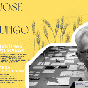Zilinskas ir Chostegian cover RUGIUOSE PRIE BABRUNGO: Justinas Žilinskas ir Anna Chostegian