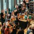 Plungės viešosios bibliotekos orkestras sužavėjo FLUXUS festivalio publiką Kauno autobusų stotyje
