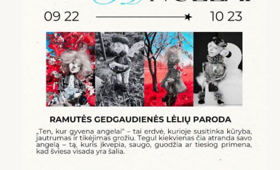 809910686_1706967721429655_4308006513723900877_n Ramutės Gedgaudienės lėlių paroda „Ten, kur gyvena angelai“