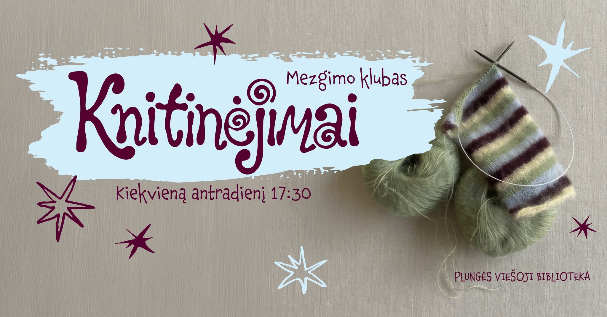 818961967_1553607463473484_8244754654786543107_n Mezgimo klubas „Knitinėjimai”
